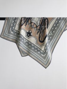 Forlin Double-Sided Varicolored Silk Wool Scarf Chinese Medium Square Scarf 70% Wool 30% Silk Winter Spring Fashion Accessories