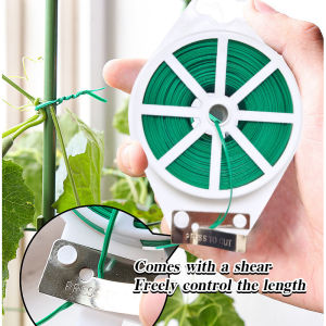 Masely 20m/50m/100m Plant Tree Garden Tie Cable Plastic Wire Binding Line Climbing Plants Flower Gardening