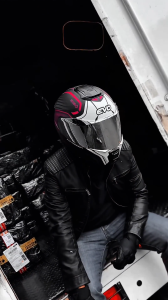 EVO HELMET VXR 4000 STINGER MODULAR DUAL VISOR WITH FREE CLEAR LENS