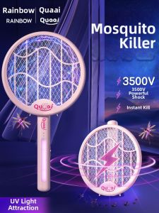 RAINBOW LAFFAIR | Powerful Charging Type Mosquito Racket