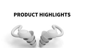 3 Layer Anti Noise Silicone Reusable Earplugs Waterproof Swimming Ear Plugs For Sleeping Diving Surf Soft Comfort Ear Protector