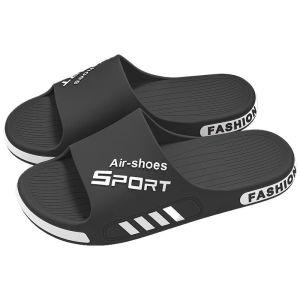Mens Summer Outdoor Bath Slippers Anti-Odor Slip-Resistant Large Size Sports Thong Shoes Wear-Resistant Home Indoor Shoes