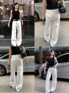 New Summer High Waist Wide Leg Straight Cut Loose Jeans