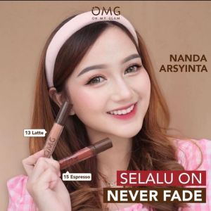 [BPOM] OMG Oh My Glam Matte Kiss Lip Cream New Edition Lipstik Lipstick