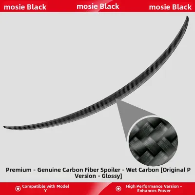 DIBOCHEPIN | Dry and Wet Carbon Fiber High-Performance Tail Wing for Tesla Model Y