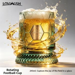 Rotatable World Cup Multi-Drinking Glass