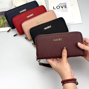 1896 ( READY STOCK ) WALLET LONG SINGLE ZIP PURSES KULIT EU FASHION HOUSE