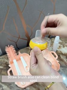 BABYJOY 5in1 Baby Bottle Brush With Box Berus Botol Susu Brush Bottle Baby Brush Set Pencuci botol Susu Baby Bottle Cleanser