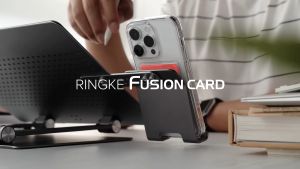 Ốp lưng RINGKE Fusion Card cho Iphone 16 Promax/ 16 pro/ 16 plus/ iphone 16  có ngăn đựng thẻ chống ố vàng