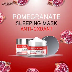 ส่งฟรี พร้อมส่ง LUR SKIN POMEGRANATE SLEEPING MASK ANTI-OXIDANT 50g สลิปปิ้งมาร์ค สูตรทับทิม เข้มข้น ฟื้นฟูผิวหน้า ผิวสว่างกระจ่างใส