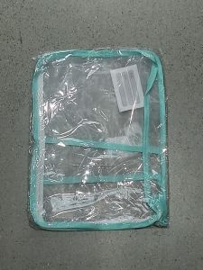 A4 Stationery Storage Bag Double-layer Mesh Zipper Bag Large Capacity Organizer Folders School Office Supplies Stationary Bag