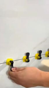 [10 chiếc] Ke cân bằng ốp lát gạch cân bằng nhanh tái sử dụng đường ron 1.5mm