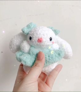 Thú Bông Len Hình Con Thỏ Mềm Mại