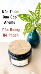 Nến thơm phòng ngủ Aroma hương Địa Trung Hải Hương gỗ mụn hồng phong lữ xạ hương lài Mercury Row Ridged Scented Candle  - hình chậu cây sáp đậu nành nặng 380Gr 50 giờ