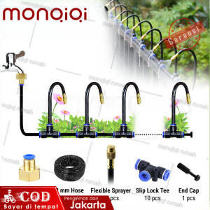 Kit 10 Pcs Flexible Tube with Adjustable Brass Nozzle  | Paket 10 pcs Universal Micro Sprayer Mist Fleksibel Kepala Kuningan