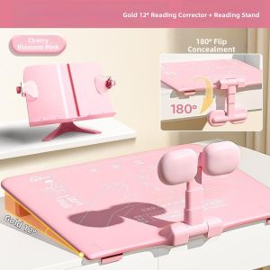 ZHIZHILIANYU | Posture Correction Study Desk Bookshelf Anti-Myopia and Hunchback
