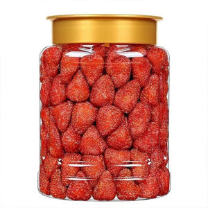 New Stock Large Particle Strawberry Dried Fruits 500g Baked Snacks Sweet And Sour Dessert Canned Ready to Eat Leisure Treats