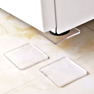 4/12pcs Clear Silicone Anti Vibration Non-Slip Pad Table Foot Anti-moving Mat Bed Foot Antislip Fixator Furniture Protect Pad