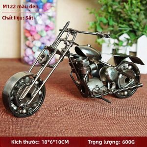 QUEZHOU | Mô Hình Xe Máy Kim Loại Trang Trí Nhà