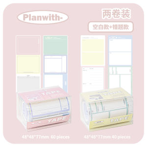 Planwith สติ๊กเกอร์ฉลากดัชนีการยึดเกาะสูง เหมาะสําหรับนักเรียนและผู้เชี่ยวชาญด้านธุรกิจ การใช้งานอเนกประสงค์ด้วยภาพที่แข็งแกร่ง