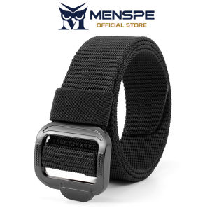 MENSPE Men Belt Outdoor Tactical Belt Free Adjustable Belt Nylon Waistband Youth Sports Canvas Pant Belt Simple Nice Waistband Nylon High Strength Adjustable Training Belt