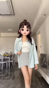 GT SHOP เสื้อเชิ้ตแขนยาว เชิ้ตลำลอง เรียบๆ ผ้าร่องลายทาง สไตล์เกาหลี ดีไซน์มินิมอล ทันสมัย สบายตา สวมใส่ได้หลากหลายโอกาส ควรมีติดตู้เลยจ้า พร้อมส่ง