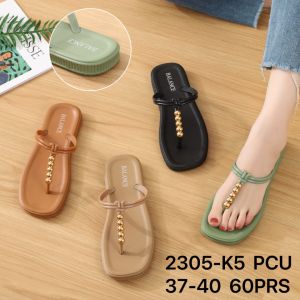 Sandal Jepit Karet  Jelly Wanita Import/Sandal Jepit Teplek Balancee 2305 K5