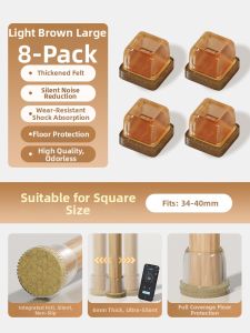XIJIJIA | Silent Wear-Resistant Silicone Furniture Leg Pads