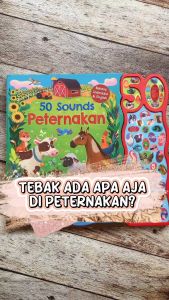 50 Sounds Peternakan Sound Board Book (Bahasa Indonesia & English)