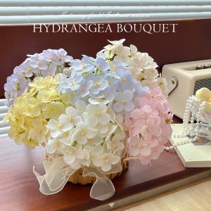 Plastic 3D Printed Faux Flower Bouquet Tabletop Decorative Ball Flower Artificial Plant Edge Roasting Simulation Home Decoration