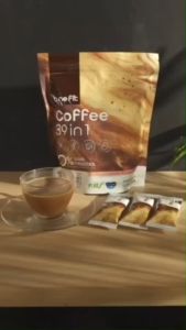 [ 2แพ็ค 40ซอง ] b.ne.fit Coffee (บี.นี.ฟิต คอฟฟี่) กาแฟเพื่อสุขภาพ พร้อมเสิร์ฟความเป๊ะ! ในแก้วเดียวด้วย  โดย_Homemaid