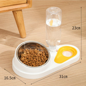 DANBIYIN | Neck Protective Anti-Tipping Auto Drinking Pet Feeder