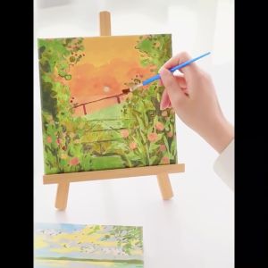 Digital Oil Paint Style Color Painting Landscape Living Handmade DIY Gift Painting Wall