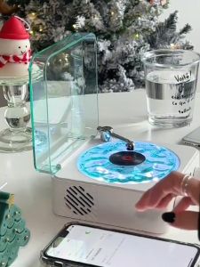 Xiaomi KAWOO Mini Retro White Noise Bluetooth Speaker Portable Vintage Sleep Aid Bluetooth Speaker Subwoofer with RGB Light Support TF Card