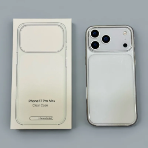 new For iPhone 17 Pro Max Transparent Case with Camera Touch Button Magnetic Animation Phone Case hot