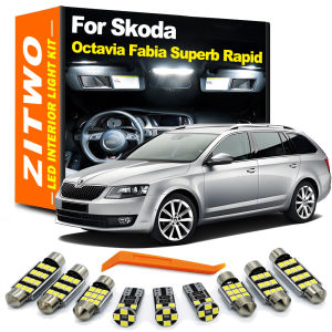 LED Bulb Interior Light Kit For Skoda Octavia Superb Fabia 1 2 3 MK1 MK2 MK3  A5 A7 1U 1Z 5E 3U 3T 3V Rapid Yeti Accessories