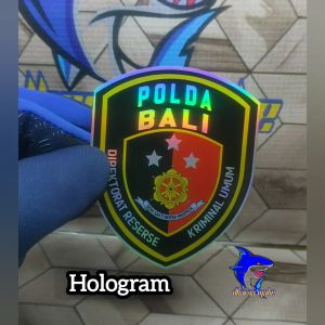 Stiker Ditreskrimum Polda Bali & Direktorat Kriminal Umum