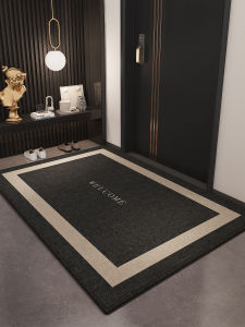 Customizable Entrance Door Mat Modern Simplicity Indoor Outdoor Mat Doorway Floor Rug Dustproof Wear Resistant Geometric Pattern