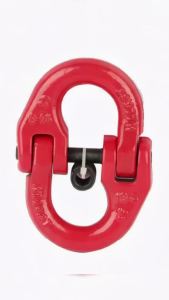 YoPo 1.2T 2T Double Ring Butterfly Buckle Chain Sling Assembly Hammer Lock Chain Connector 1pc
