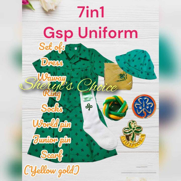 7in1 set Gsp Uniform for kids Lazada PH