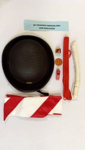 Paket Atribut Pramuka Penggalang Topi Baret dan Boni Putra Putri (Merah) SD dan SMP