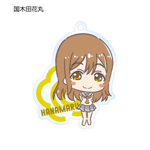 Bandai | Anime LoveLive! Nắng Rực Rỡ!! Móc Khóa Acrylic 55MM Takami Chika Kunikida Hanamaru Kurosawa Dia Ohara Mari Dễ Thương Quà Tặng Sưu Tầm