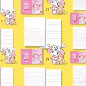 10pcs/Pack Kuromi pattern design Composition notebook and Writing notebookStudent essay book