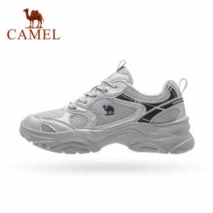 Cameljeans Spring New Breathable Mesh Wear-resistant Non-slip Retro Thick-soled Sport Shoes for Women