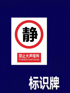 RUIKELAIXIANG | Safety Signage Quiet Zone Warning Sign