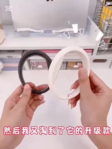 Ⓜ️ZEROIDEASⓂ️ Strong Load Bearing Sundries Storage Hook Desktop Bag Rack Removable Round Office Table Side Fixed Handbag Holder Portable Bag Hook Round Bag Hooks for Purse Clothing Accessories Practical & Popular Hanger Removable Hooks Portable Hook
