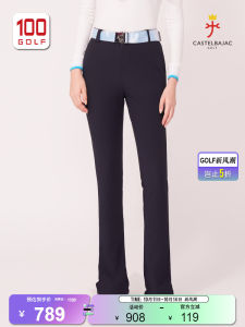 Fashion Ladies Golf Sports Long Trousers Castelbajac Brand Autumn Sporty Women Pants Slim Fit Horse Leg Design