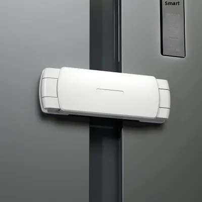 SAFELON | Four Door Fridge Safety Lock Child Proof Lock Prevent Opening Eating Prevent Theft Eating Double Door Refrigerator Lock