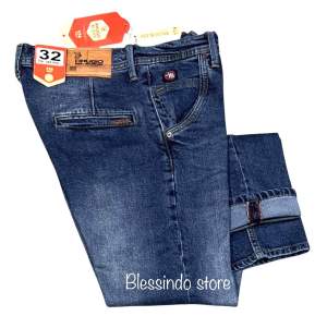 JEANS SLIM FIT-CELANA JEANS PANJANG STRETCH PRIA ORIGINAL XHUGO BLESS//JEANS PRIA PREMIUM//JEANS KANTONG BOBOK PRIA//JEANS STRETCH KANTONG BOBOK//JEANS PRIA TERKINI