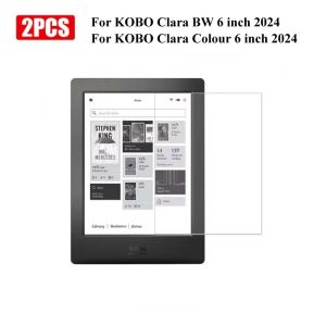 2PCS Tempered Glass Screen Protector For KOBO Libra 2 Clara Colour BW Clear KOBO Clara 2E 6.0 Colour 7inch Protective Film